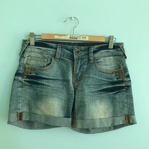 Denim shorts
